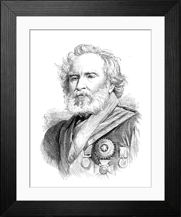 Framed Print : The late General Sir John Low, K.C.B. G.C.S.I. 1880. Creator: Unknown Framed Print : The late General Sir John Low, K.C.B. G.C.S.I. 1880. Creator: Unknown