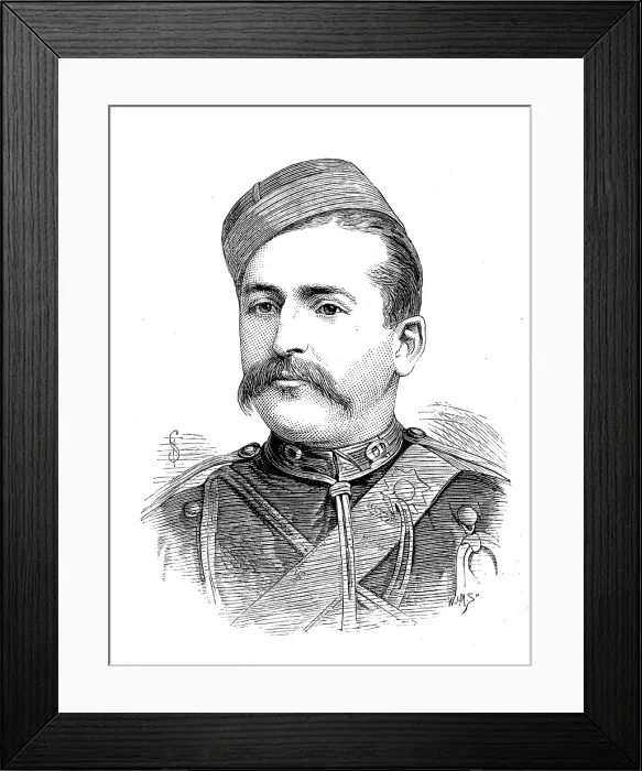 Framed Print : The late Captain Butson, 9th Lancers, killed at Cabul, 1880. Creator: Unknown Framed Print : The late Captain Butson, 9th Lancers, killed at Cabul, 1880. Creator: Unknown