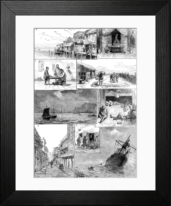 Framed Print : The Chinese in San Francisco, 1880. Creator: Unknown Framed Print : The Chinese in San Francisco, 1880. Creator: Unknown