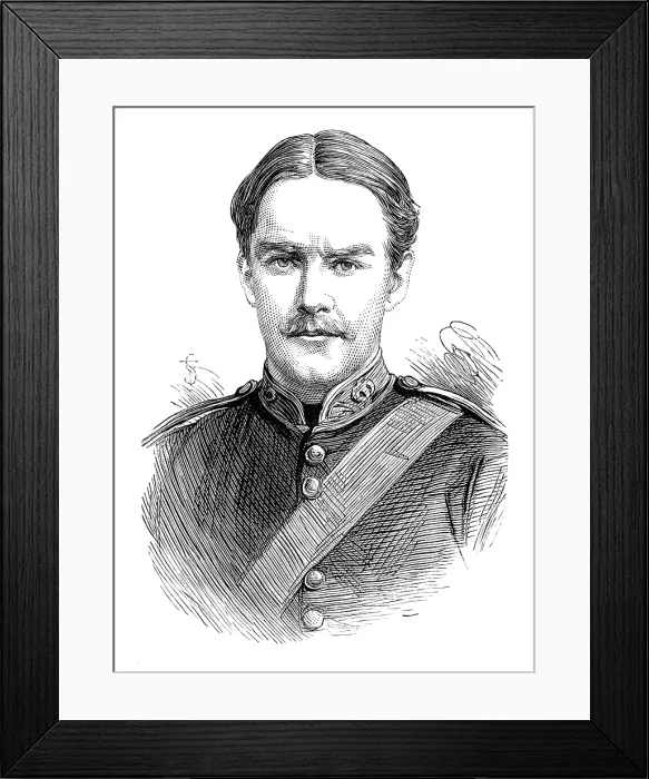 Framed Print : Lieutenant E. Hardy, R.H.A. killed in action, Dec. 11 1879, (1880). Creator: Unknown Framed Print : Lieutenant E. Hardy, R.H.A. killed in action, Dec. 11 1879, (1880). Creator: Unknown
