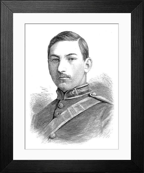 Framed Print : The late Lieutenant C. A. Montanaro, R.A. 1880. Creator: Unknown Framed Print : The late Lieutenant C. A. Montanaro, R.A. 1880. Creator: Unknown