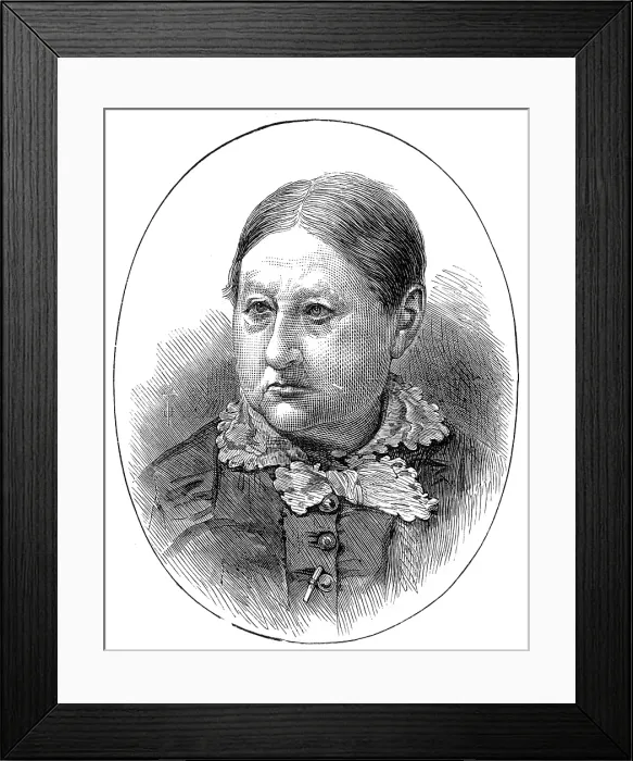 Framed Print : The late Lady Charlotte Bacon (Byron's Ianthe') - aged seventy-nine, 1880. Creator: Unknown Framed Print : The late Lady Charlotte Bacon (Byron's Ianthe') - aged seventy-nine, 1880. Creator: Unknown