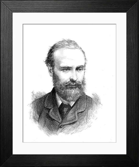Framed Print : Movers and seconders of the Address in the two Houses of Parliament: the Earl of Onslow, 1880. Creator: Unknown Framed Print : Movers and seconders of the Address in the two Houses of Parliament: the Earl of Onslow, 1880. Creator: Unknown