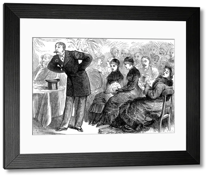 Framed Print : Election Sketches: family influence, 1880. Creator: Unknown Framed Print : Election Sketches: family influence, 1880. Creator: Unknown