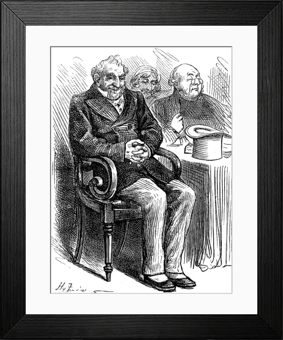 Framed Print : Election Sketches: an uncontested seat, 1880. Creator: Unknown Framed Print : Election Sketches: an uncontested seat, 1880. Creator: Unknown