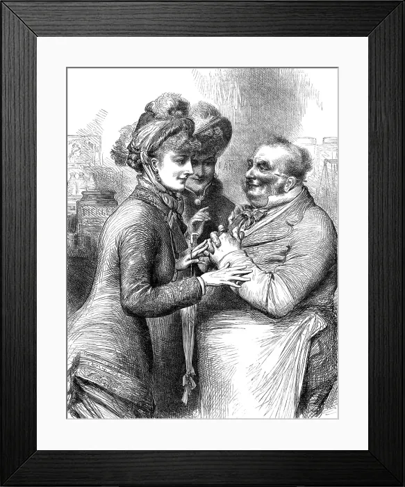 Framed Print : The General Election: canvassing, 1880. Creator: Unknown Framed Print : The General Election: canvassing, 1880. Creator: Unknown