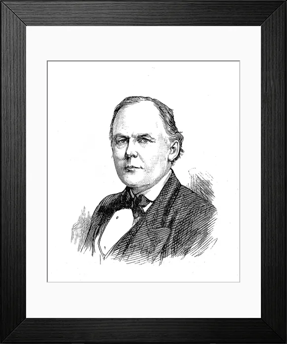 Framed Print : New Members of the House of Commons: Mr. C. Bradlaugh (Northampton), 1880. Creator: Unknown Framed Print : New Members of the House of Commons: Mr. C. Bradlaugh (Northampton), 1880. Creator: Unknown