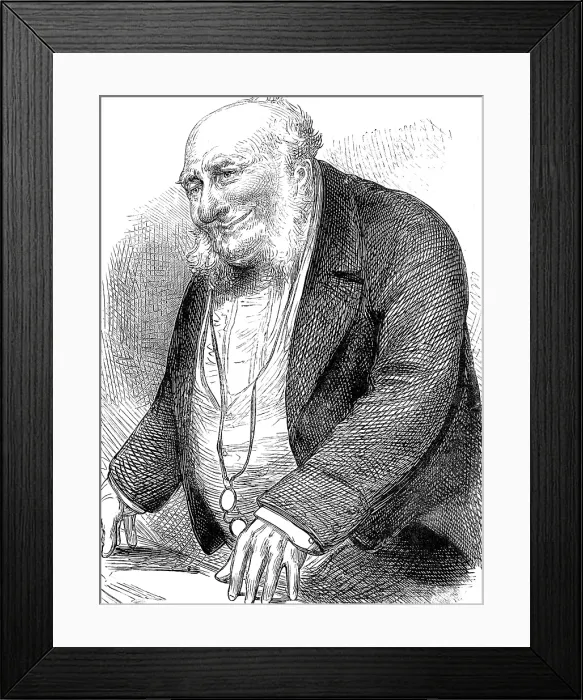 Framed Print : Election Sketches: the chairman of committee, 1880. Creator: Unknown Framed Print : Election Sketches: the chairman of committee, 1880. Creator: Unknown