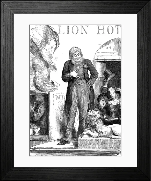 Framed Print : The General Election: the popular candidate, 1880. Creator: Joseph Swain Framed Print : The General Election: the popular candidate, 1880. Creator: Joseph Swain