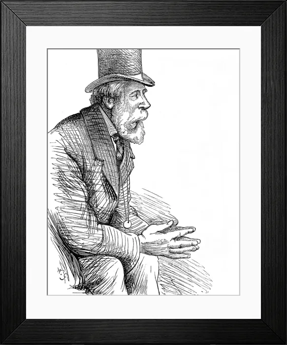 Framed Print : Election Sketches: unconvinced, 1880. Creator: Unknown Framed Print : Election Sketches: unconvinced, 1880. Creator: Unknown