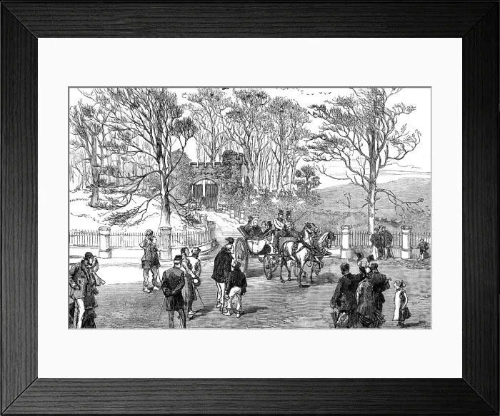 Framed Print : Gladstone Supplement: entrance lodge, Hawarden, 1880. Creator: Unknown Framed Print : Gladstone Supplement: entrance lodge, Hawarden, 1880. Creator: Unknown