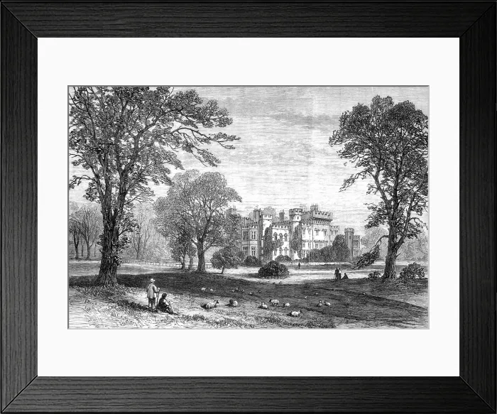 Framed Print : Gladstone Supplement: Hawarden Castle, from the park, 1880. Creator: Unknown Framed Print : Gladstone Supplement: Hawarden Castle, from the park, 1880. Creator: Unknown