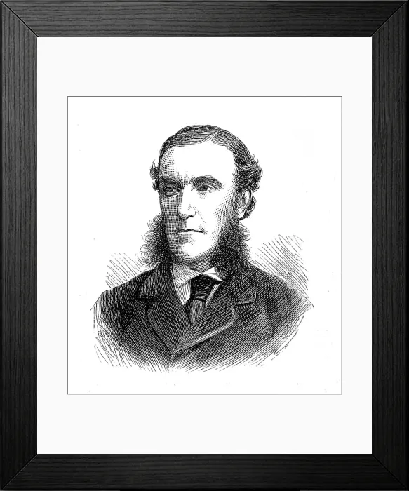 Framed Print : Members of the new House of Commons: Mr. Hugh Shield (Cambridge), 1880. Creator: Unknown Framed Print : Members of the new House of Commons: Mr. Hugh Shield (Cambridge), 1880. Creator: Unknown