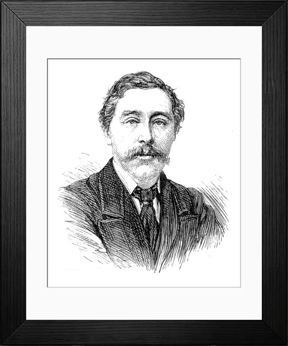Framed Print : Members of the new House of Commons: Mr. H. S. Northcote (Exeter), 1880. Creator: Unknown Framed Print : Members of the new House of Commons: Mr. H. S. Northcote (Exeter), 1880. Creator: Unknown