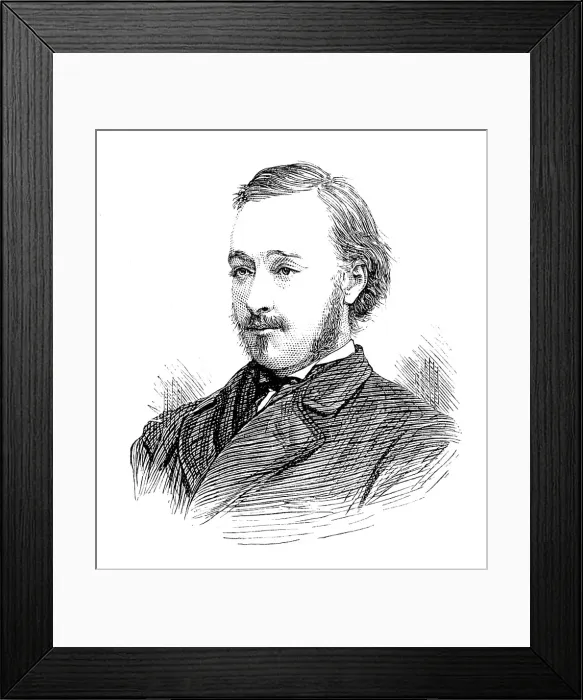 Framed Print : Members of the new House of Commons: Viscount Lymington (Barnstaple), 1880. Creator: Unknown Framed Print : Members of the new House of Commons: Viscount Lymington (Barnstaple), 1880. Creator: Unknown