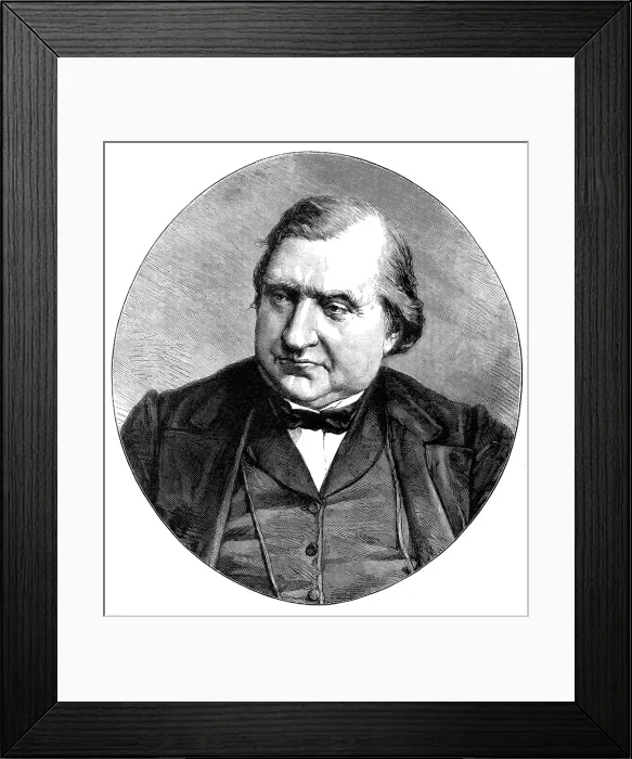 Framed Print : M. Ernest Renan, member of the French Institute (Hibbert Lecturer), 1880. Creator: Unknown Framed Print : M. Ernest Renan, member of the French Institute (Hibbert Lecturer), 1880. Creator: Unknown