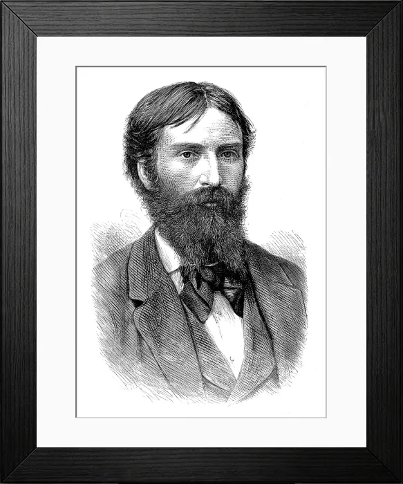 Framed Print : Associates of the Royal Academy: Mr. Hubert Herkomer, A.R.A. 1880. Creator: Unknown Framed Print : Associates of the Royal Academy: Mr. Hubert Herkomer, A.R.A. 1880. Creator: Unknown