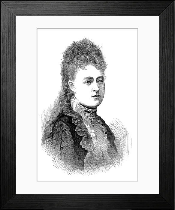 Framed Print : Princess Frederica of Hanover, 1880. Creator: Unknown Framed Print : Princess Frederica of Hanover, 1880. Creator: Unknown