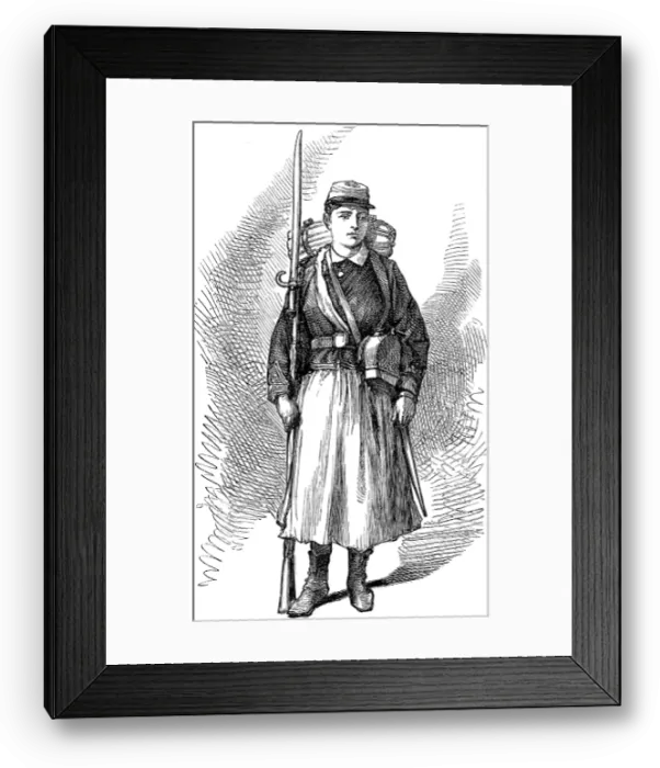 Framed Print : Dolores Rodriguez, a Peruvian vivandiere, 1880. Creator: Unknown Framed Print : Dolores Rodriguez, a Peruvian vivandiere, 1880. Creator: Unknown