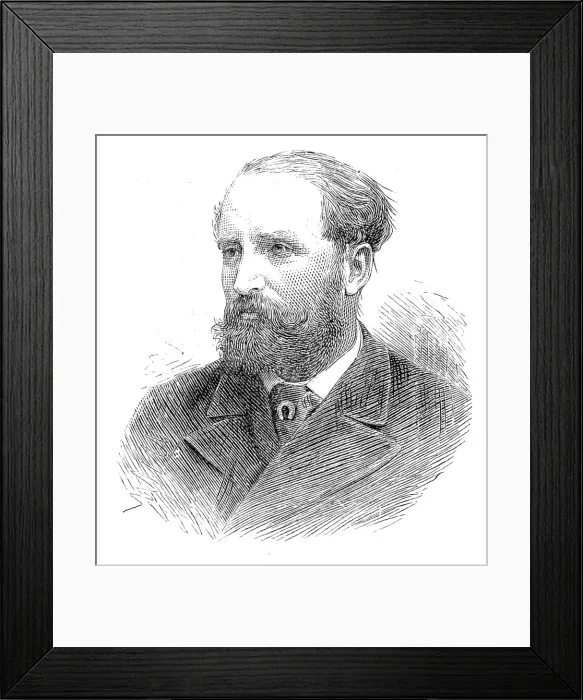 Framed Print : Members of the new House of Commons: Mr. J. C. M'Coan (Wicklow County), 1880. Creator: Unknown Framed Print : Members of the new House of Commons: Mr. J. C. M'Coan (Wicklow County), 1880. Creator: Unknown
