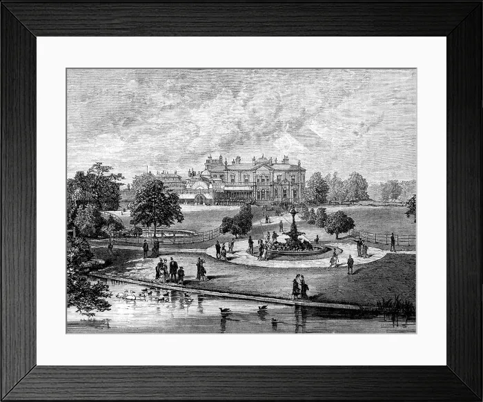 Framed Print : Manley Hall, the new public park for Manchester, 1880. Creator: Unknown Framed Print : Manley Hall, the new public park for Manchester, 1880. Creator: Unknown