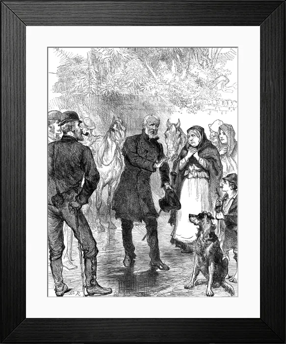 Framed Print : Irish Sketches: an itinerant orator, a sketch near Killarney, 1880. Creator: Unknown Framed Print : Irish Sketches: an itinerant orator, a sketch near Killarney, 1880. Creator: Unknown