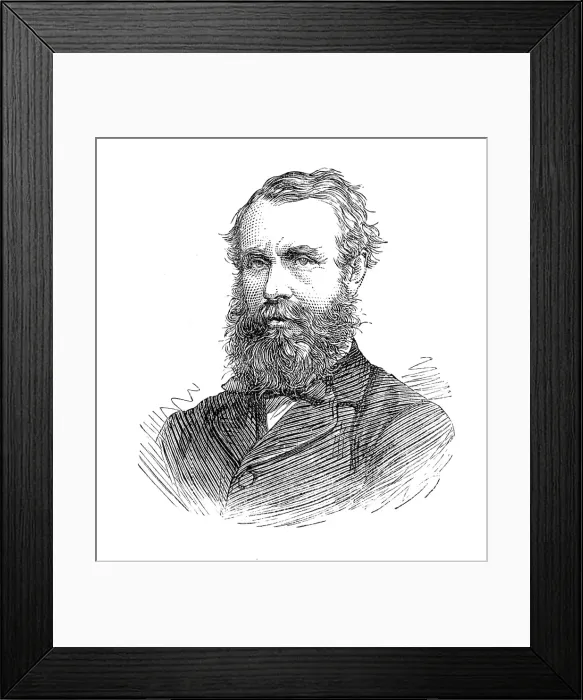 Framed Print : Members of the new House of Commons: Mr. C. Schreiber (Poole), 1880. Creator: Unknown Framed Print : Members of the new House of Commons: Mr. C. Schreiber (Poole), 1880. Creator: Unknown