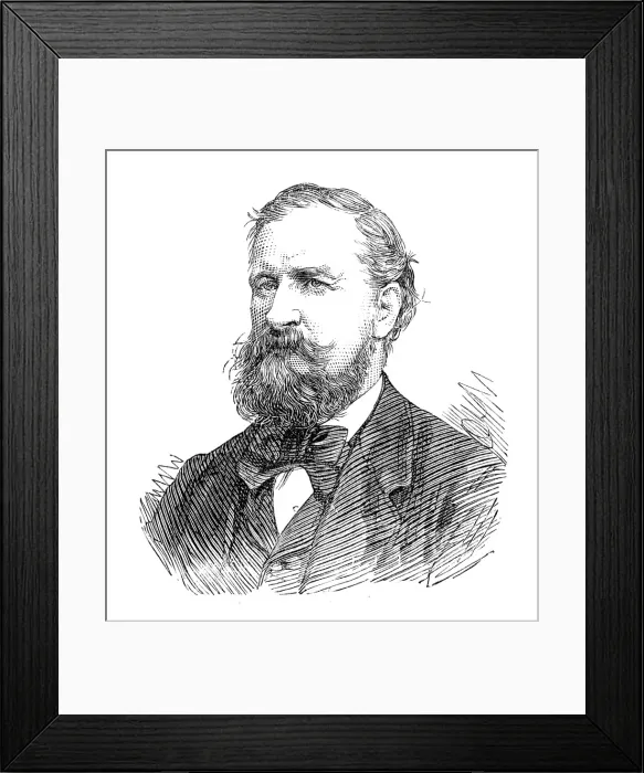 Framed Print : Members of the new House of Commons: Mr. Thomas Bevan (Gravesend), 1880. Creator: Unknown Framed Print : Members of the new House of Commons: Mr. Thomas Bevan (Gravesend), 1880. Creator: Unknown