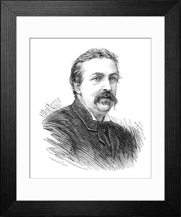 Framed Print : Members of the new House of Commons: Baron De Worms (Greenwich), 1880. Creator: Unknown Framed Print : Members of the new House of Commons: Baron De Worms (Greenwich), 1880. Creator: Unknown