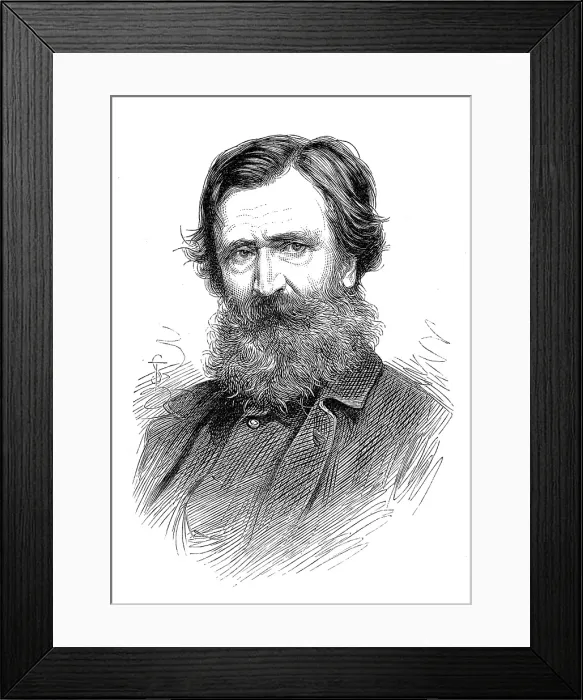 Framed Print : The late Mr. G. H. Dodgson, artist, 1880. Creator: Unknown Framed Print : The late Mr. G. H. Dodgson, artist, 1880. Creator: Unknown