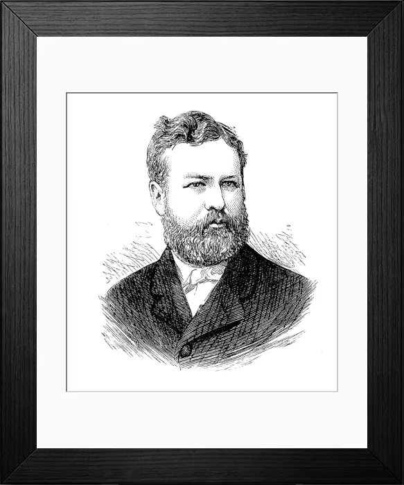 Framed Print : Members of the new House of Commons: Mr. W. S. Caine (Scarborough), 1880. Creator: Unknown Framed Print : Members of the new House of Commons: Mr. W. S. Caine (Scarborough), 1880. Creator: Unknown