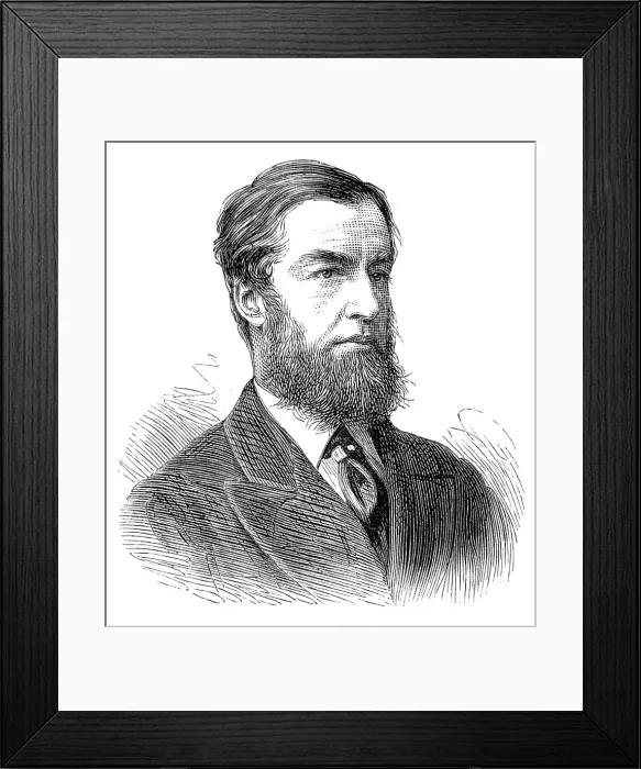 Framed Print : Members of the new House of Commons: Mr. Theodore Fry (Darlington), 1880. Creator: Unknown Framed Print : Members of the new House of Commons: Mr. Theodore Fry (Darlington), 1880. Creator: Unknown