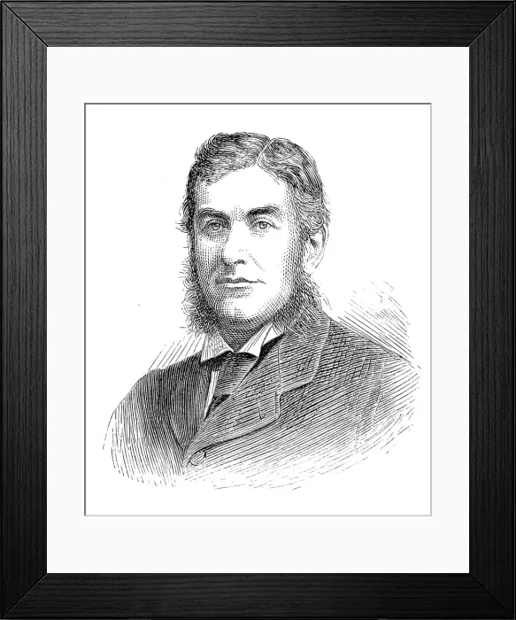 Framed Print : Members of the new House of Commons: Mr. T. W. Mellor (Grantham), 1880. Creator: Unknown Framed Print : Members of the new House of Commons: Mr. T. W. Mellor (Grantham), 1880. Creator: Unknown
