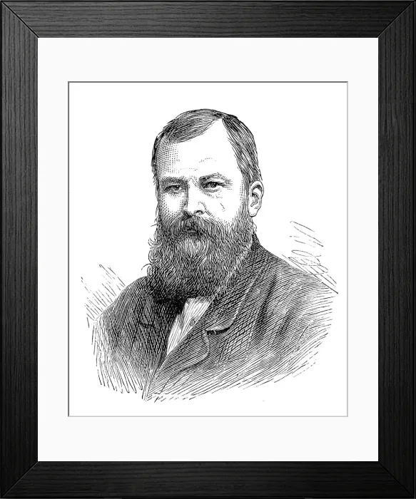 Framed Print : Members of the new House of Commons: Mr. H. Broadhurst (Stoke-Upon-Trent), 1880. Creator: Unknown Framed Print : Members of the new House of Commons: Mr. H. Broadhurst (Stoke-Upon-Trent), 1880. Creator: Unknown