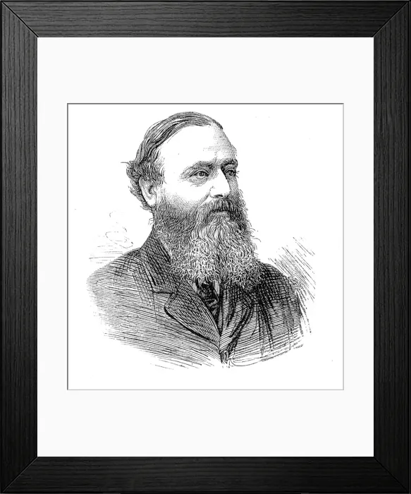 Framed Print : Members of the new House of Commons: Mr. A. H. Ross (Maidstone), 1880. Creator: Unknown Framed Print : Members of the new House of Commons: Mr. A. H. Ross (Maidstone), 1880. Creator: Unknown