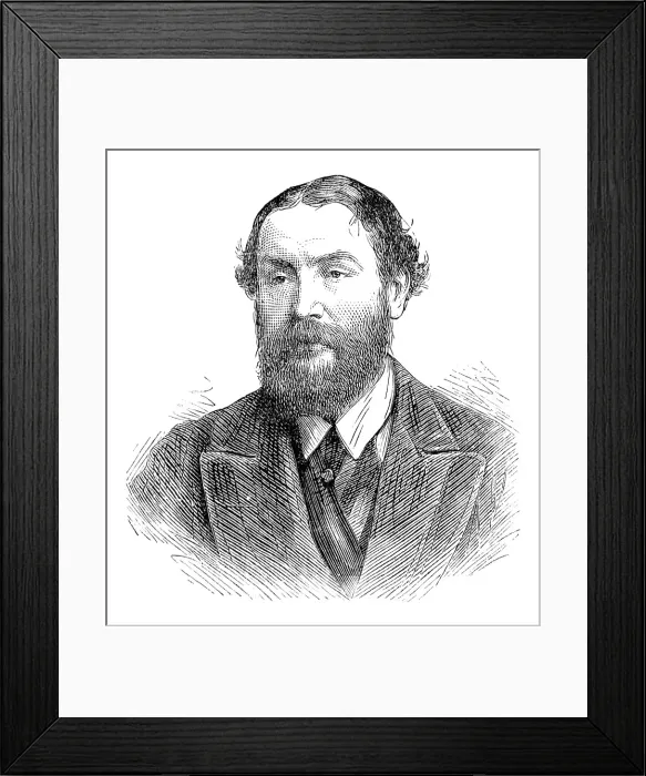 Framed Print : Members of the new House of Commons: Mr. H. D. Labouchere (Northampton), 1880. Creator: Unknown Framed Print : Members of the new House of Commons: Mr. H. D. Labouchere (Northampton), 1880. Creator: Unknown
