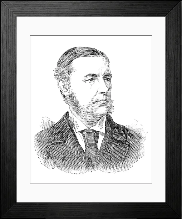 Framed Print : Members of the new House of Commons: Mr. M. C. Buszard (Stamford), 1880. Creator: Unknown Framed Print : Members of the new House of Commons: Mr. M. C. Buszard (Stamford), 1880. Creator: Unknown