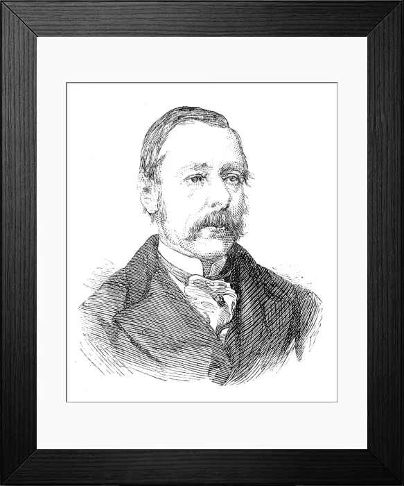 Framed Print : Members of the new House of Commons: Mr. H. Villiers Stuart (Waterford County), 1880. Creator: Unknown Framed Print : Members of the new House of Commons: Mr. H. Villiers Stuart (Waterford County), 1880. Creator: Unknown