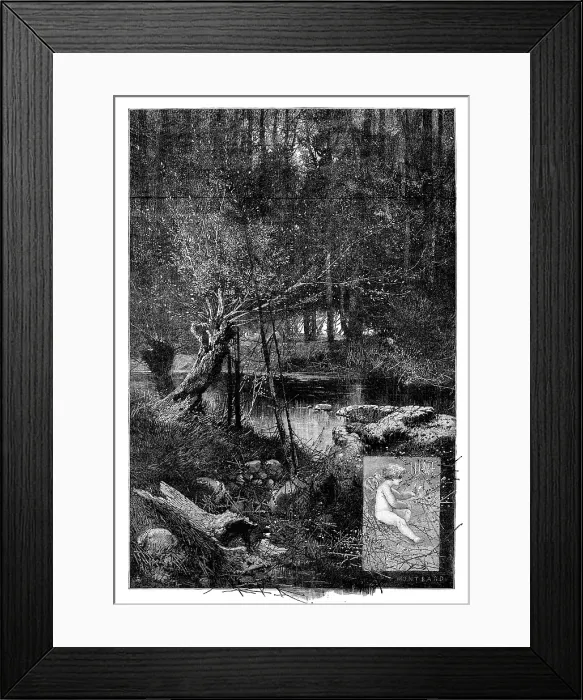 Framed Print : The Months: June, 1880. Creator: George Montbard Framed Print : The Months: June, 1880. Creator: George Montbard