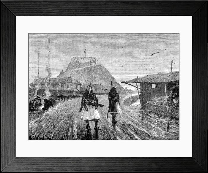 Framed Print : The Albanian Question: Tusi, offered in exchange for Gusinje, 1880. Creator: Unknown Framed Print : The Albanian Question: Tusi, offered in exchange for Gusinje, 1880. Creator: Unknown