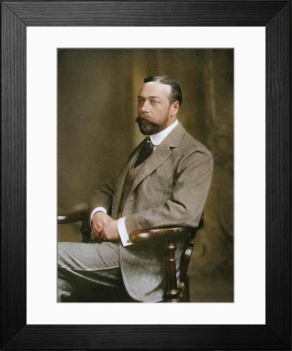 Framed Print : King George V of Great Britain (1865-1936), 1912. Creator: Downey Framed Print : King George V of Great Britain (1865-1936), 1912. Creator: Downey