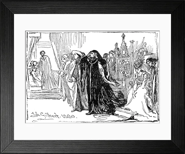 Framed Print : Illustrated handbooks to the picture exhibitions: King Henry VI. Part II. by John Gilbert, 1880. Creator: Unknown Framed Print : Illustrated handbooks to the picture exhibitions: King Henry VI. Part II. by John Gilbert, 1880. Creator: Unknown