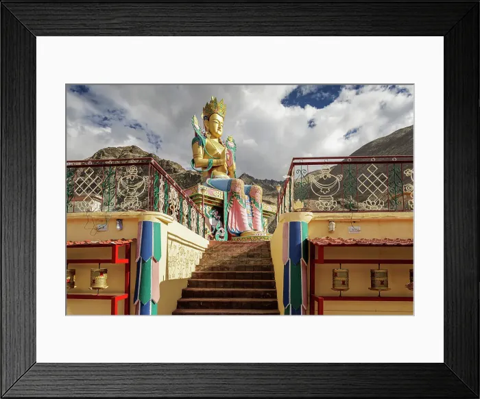 Framed Print : Diskit Chamba, Nubra Valley, Ladakh, India, 2023. Creator: Peter Thompson Framed Print : Diskit Chamba, Nubra Valley, Ladakh, India, 2023. Creator: Peter Thompson