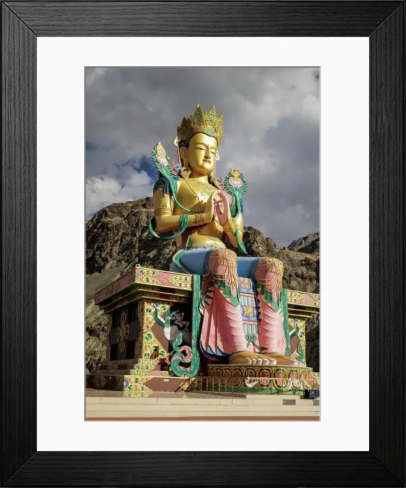 Framed Print : Diskit Chamba, Nubra Valley, Ladakh, India, 2023. Creator: Peter Thompson Framed Print : Diskit Chamba, Nubra Valley, Ladakh, India, 2023. Creator: Peter Thompson