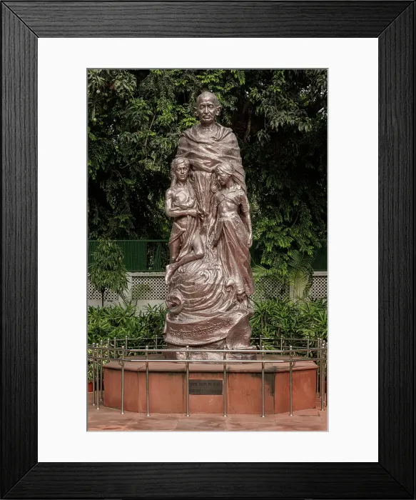 Framed Print : Mahatma Gandhi Memorial Museum, New Delhi, India, 2023. Creator: Peter Thompson Framed Print : Mahatma Gandhi Memorial Museum, New Delhi, India, 2023. Creator: Peter Thompson