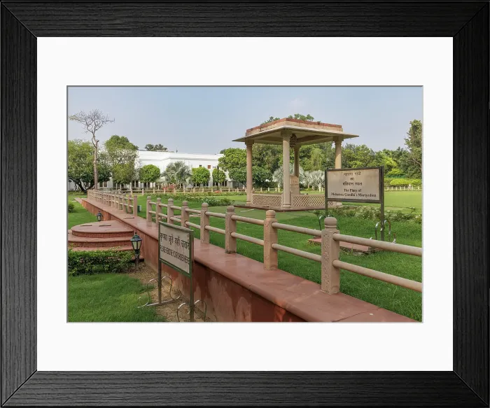 Framed Print : Mahatma Gandhi Memorial Museum, New Delhi, India, 2023. Creator: Peter Thompson Framed Print : Mahatma Gandhi Memorial Museum, New Delhi, India, 2023. Creator: Peter Thompson