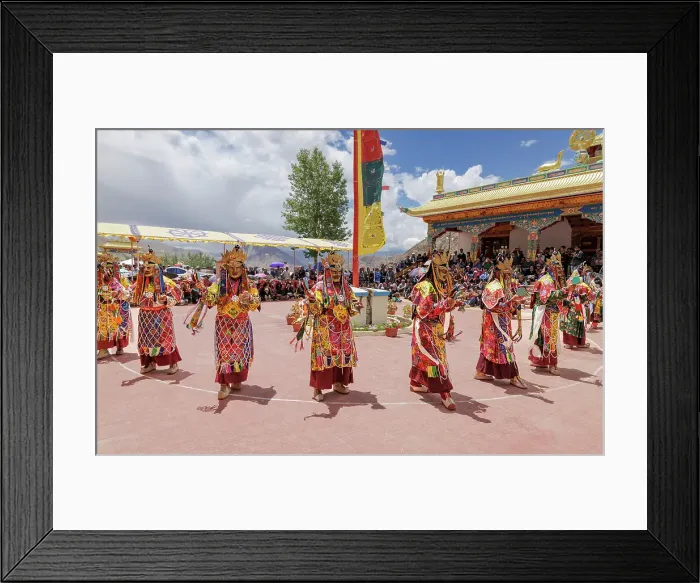 Framed Print : Tak Tok Festival, Tak Tok Gompa, Ladakh, India, 2023. Creator: Peter Thompson Framed Print : Tak Tok Festival, Tak Tok Gompa, Ladakh, India, 2023. Creator: Peter Thompson