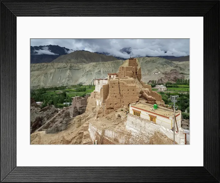 Framed Print : Basgo Castle and Monastery, Ladakh, India, 2023. Creator: Peter Thompson Framed Print : Basgo Castle and Monastery, Ladakh, India, 2023. Creator: Peter Thompson