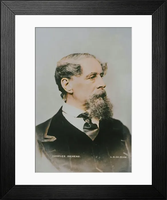 Framed Print : Charles Dickens, 1867. Creator: London Stereoscopic & Photographic Co Framed Print : Charles Dickens, 1867. Creator: London Stereoscopic & Photographic Co