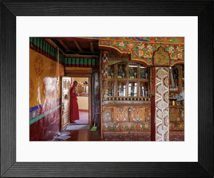 Framed Print : Spituk Monastery, Ladakh, India, 2023. Creator: Peter Thompson Framed Print : Spituk Monastery, Ladakh, India, 2023. Creator: Peter Thompson